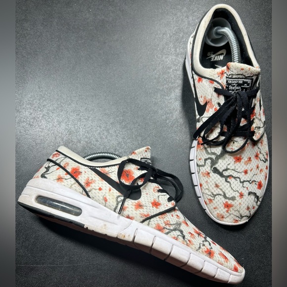 Nike RARE🔥 Sz 8.5 SB Stefan Janoski Max Japanese Cherry Blossom 807497-101 '15